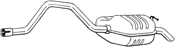Silenciador trasero 8240 Polmostrow