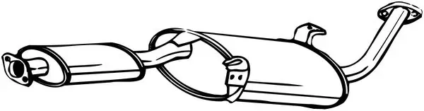 Silenciador central 145015 Bosal