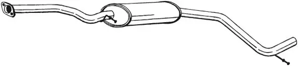 Silenciador central 285633 Bosal
