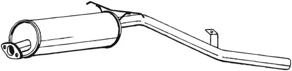 Silenciador trasero 281077 Bosal