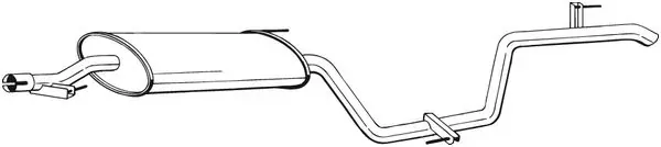 Silenciador trasero 292021 Bosal