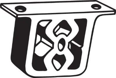 Abrazadera de silenciador trasera BOSAL 255054