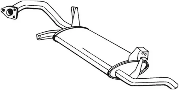 Silenciador trasero Mitsubishi Space Star DG0