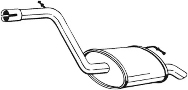 Silenciador trasero 8576 Polmostrow