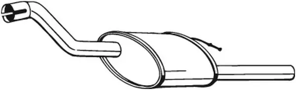 Silenciador trasero Ford Focus I