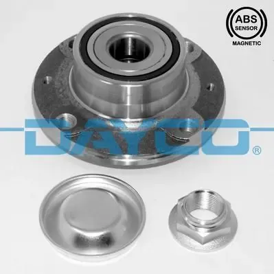 Cubo de rueda trasero KWD1178 Dayco