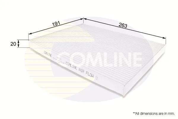 Filtro de habitáculo EKF191 Comline
