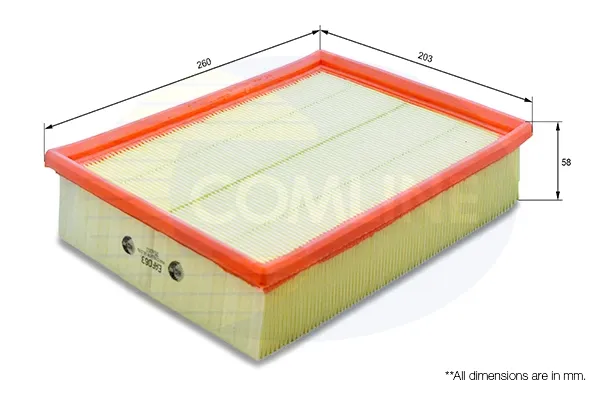 Filtro de aire EAF063 Comline
