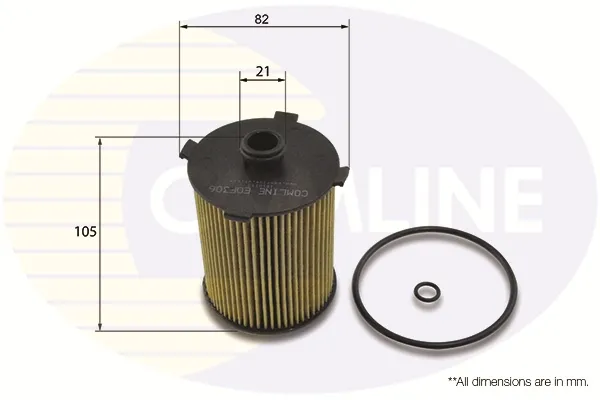Filtro de aceite EOF306 Comline