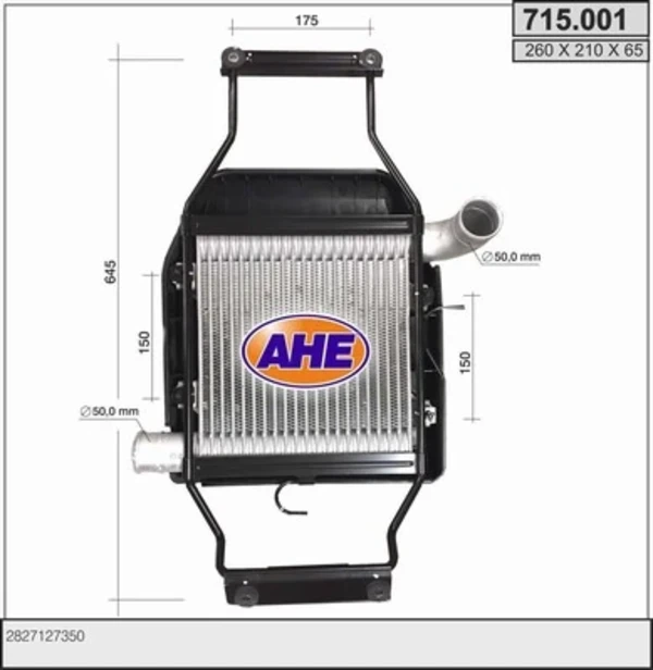 Radiador de aire de admisión KIA Carens (FJ)