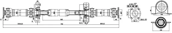 Cardán 32100 Sercore