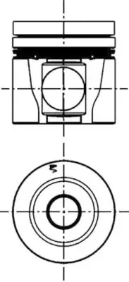 Pistón 40305600 Kolbenschmidt