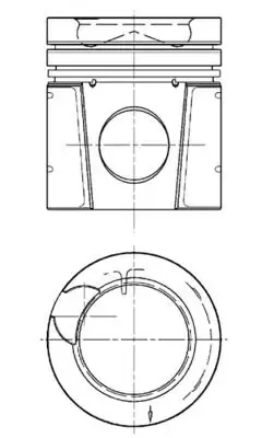 Pistón 99984600 Kolbenschmidt