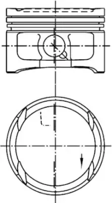 Pistón 99563600 Kolbenschmidt