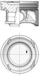Pistón 40862600 Kolbenschmidt
