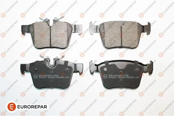 Pastillas de freno traseras 1675992480 Eurorepar