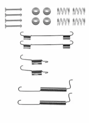 Kit de montaje de zapatas de freno traseras Daewoo Matiz KLYA