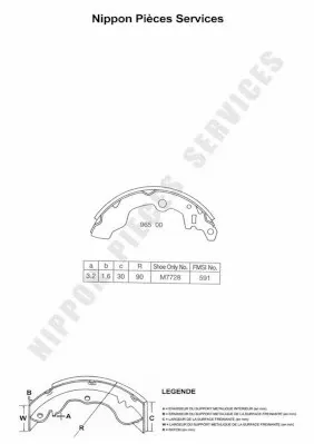 Zapatas de freno Suzuki Alto II
