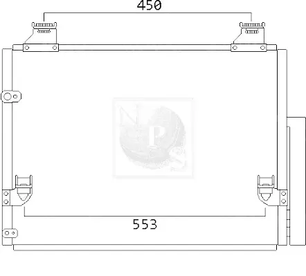 Condensador aire acondicionado Toyota Hilux KUN15