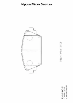 Pastillas freno delanteras Nissan Primera sedán (P12) (2002 - 2008) precio, desde