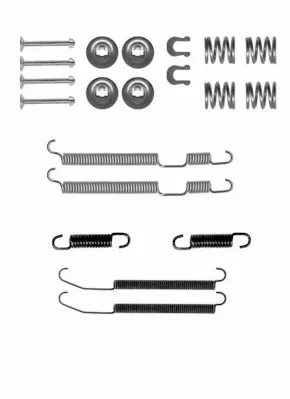 Kit de montaje de zapatas de freno traseras Subaru Impreza I