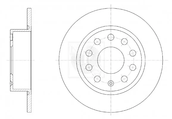 Disco de freno Volkswagen Jetta VI