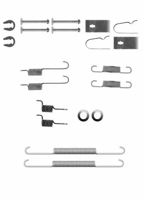 Kit de montaje de zapatas de freno traseras KIA Picanto I