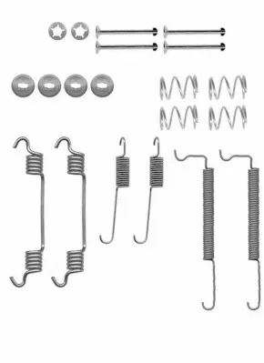 Kit de montaje de zapatas de freno traseras Opel Corsa C