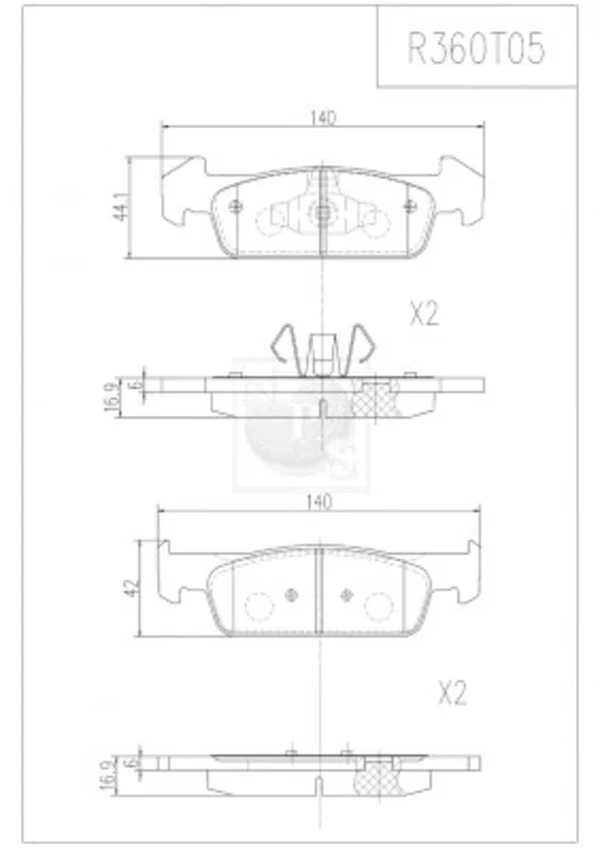 Pastillas de freno delanteras Renault SANDERO II STEPWAY 