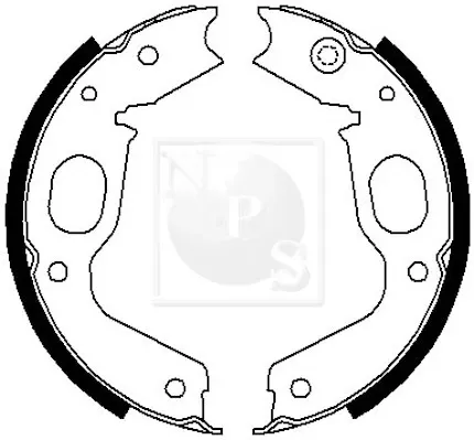Zapatas de freno de mano Mitsubishi Pajero SPORT II