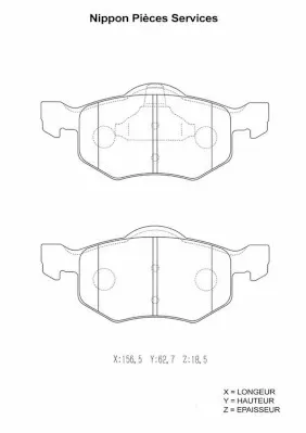 Pastillas de freno Ford Maverick II