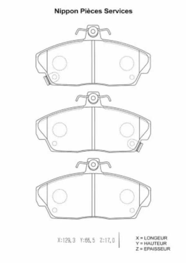 GBP90324AF Land Rover pastillas de freno delanteras