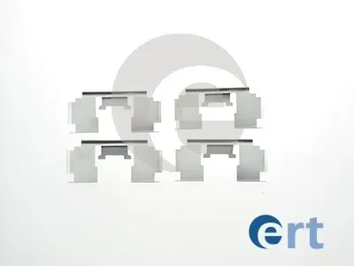 Juego de resortes de sujeción de pastillas de freno delanteras 420060 ERT