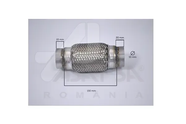 Tubo flexible de escape 60100 Asam