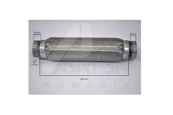 Tubo flexible de escape 60103 Asam