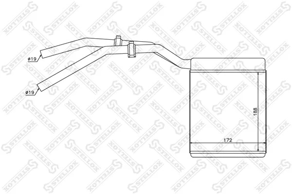 Radiador calefacción Volvo S40 II