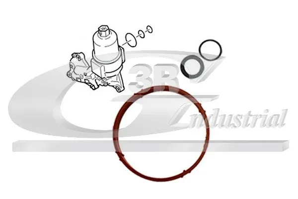Junta del adaptador del filtro de aceite 86279 3RG