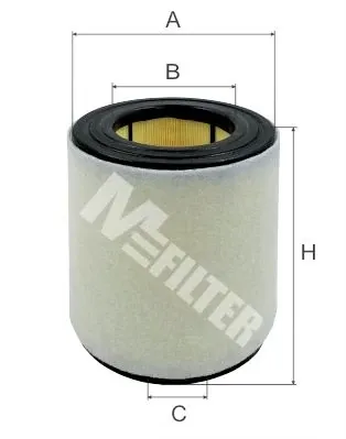 Filtro de aire A8100 Mfilter