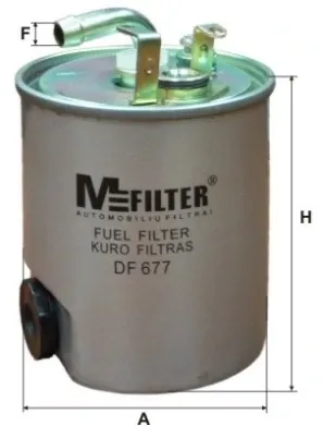 Filtro de combustible DF677 Mfilter