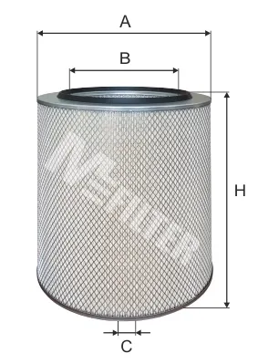 Filtro de aire 0395776 Scania