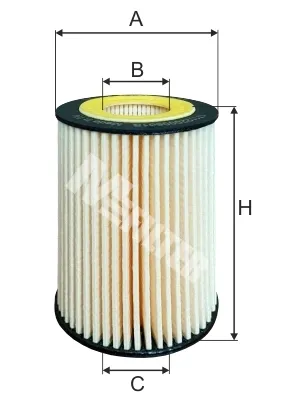 Filtro de aceite TE601 Mfilter