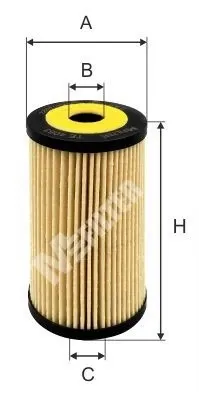 Filtro de aceite TE4063 Mfilter