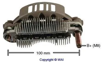 Puente de diodos, alternador Audi TT 8N3