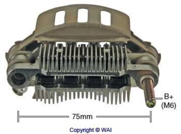 Alternador Diodo Puente Rectificador Honda Civic 7 (EM)