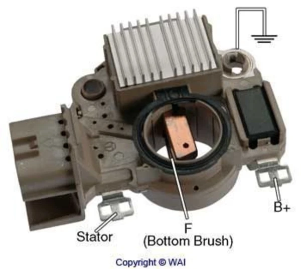 Regulador De Rele Del Generador (Rele De Carga) Mitsubishi L 200 (KA, KB)