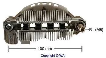 Puente de diodos, alternador IMR10058 WAI