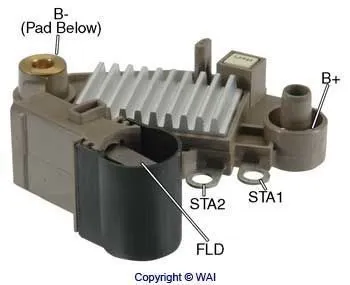 Regulador de voltaje del alternador WAI M517