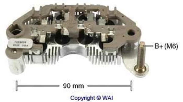Alternador Diodo Puente Rectificador Hyundai Coupe 1 (RD)