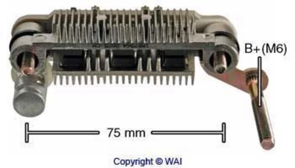 Alternador Diodo Puente Rectificador Mitsubishi L 300 (P0W, P1W, P2W)