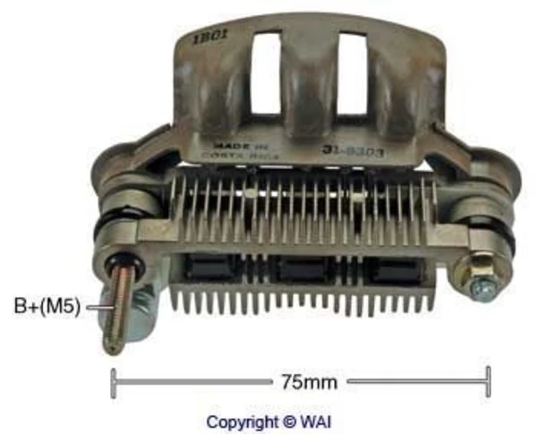 Alternador Diodo Puente Rectificador Mazda 323 II 3 dr 